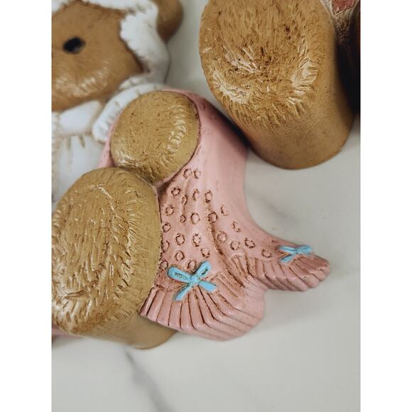 Burwood Teddy Bear Wall Decor Hanging Plaque Nursery Decor 1994 6 1/4" x3 USA - Picture 8 of 15